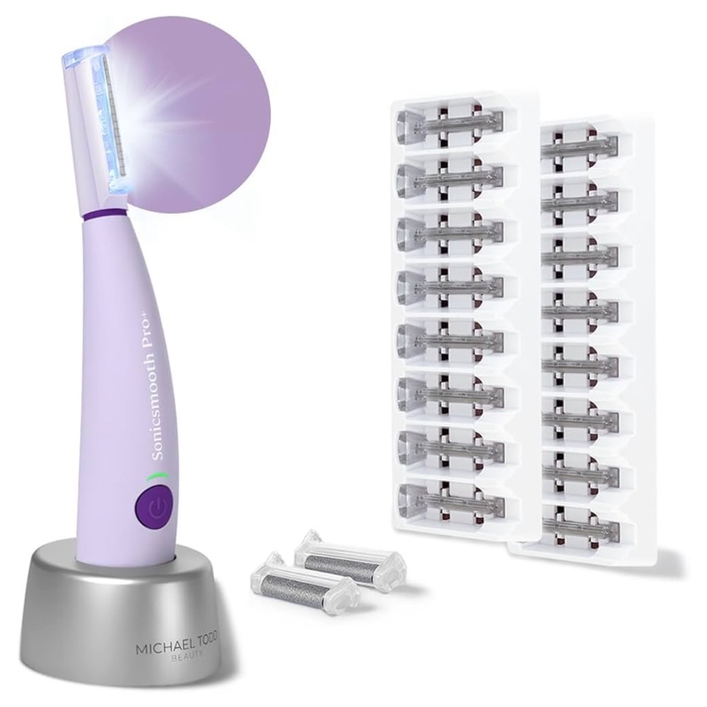 Michael Todd Beauty SonicSmooth Pro+ Facial Razor in Lavender